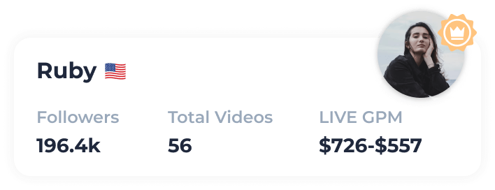 See creators' videos' sales data and live sales data analytics